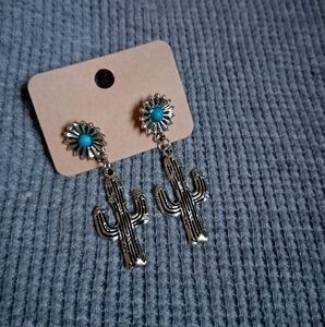 Cactus earrings